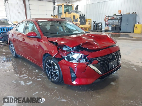 2024 Nissan Sentra SV with VIN 3N1AB8CV1RY366107, listed as a IAAI auction lot 41714847 with 7,983 mi miles and . Bid and sale history available at DreamBid. Image 1.