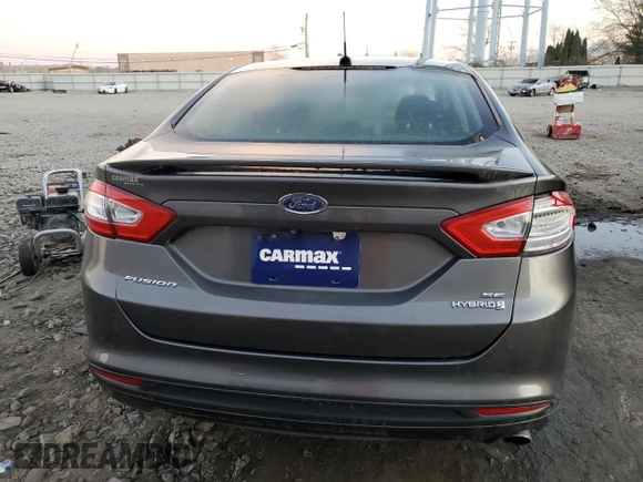 2016 Ford Fusion SE Hybrid with VIN 3FA6P0LU5GR127038, listed as a Copart auction lot 79508174 with 56,555 mi miles and Salvage Title. Bid and sale history available at carsss.com. Image 6.