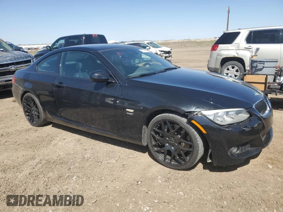 2011 BMW 3 Series 335i xDrive with VIN WBAKF9C58BE620391, listed as a Copart auction lot 54764595 with 140,911 mi miles and Salvage Title. Bid and sale history available at carsss.com. Image 4.