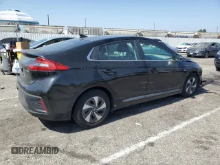2017 Hyundai Ioniq SEL with VIN KMHC75LCXHU024222, listed as a Copart auction lot 61100395 with 100,016 mi miles and Salvage title. Bid and sale history available at DreamBid. Image 3.