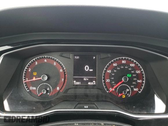2021 Volkswagen Jetta S with VIN 3VWC57BU8MM015000, listed as a Copart auction lot 52862914 with 72,391 mi miles and Salvage title. Bid and sale history available at DreamBid. Image 9.