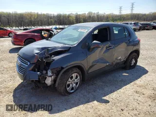 2016 Chevrolet Trax LS with VIN 3GNCJKSB0GL246684, listed as a Copart auction lot 50891495 with 123,519 mi miles and Salvage Title. Bid and sale history available at carsss.com. Image 1.