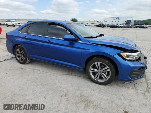2022 Volkswagen Jetta SE with VIN 3VW7M7BU8NM013981, listed as a Copart auction lot 59624815 with 103,931 mi miles and Salvage title. Bid and sale history available at DreamBid. Image 4.