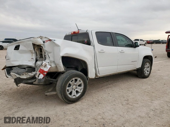 2022 Chevrolet Colorado 4WD LT with VIN 1GCGTCEN6N1306228, listed as a Copart auction lot 57074625 with 35,124 mi miles and Salvage title. Bid and sale history available at DreamBid. Image 3.