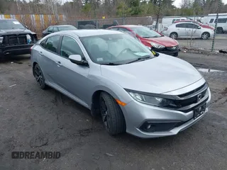 2019 Honda Civic Sport with VIN 2HGFC2F86KH548823, listed as a IAAI auction lot 41898140 with 39,907 mi miles and . Bid and sale history available at DreamBid. Image 1.