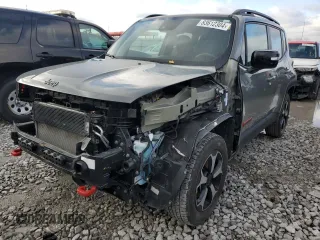 2022 Jeep Renegade Trailhawk with VIN ZACNJDC19NPN82175, listed as a Copart auction lot 83612304 with 38,617 mi miles and Salvage Title. Bid and sale history available at DreamBid. Image 1.
