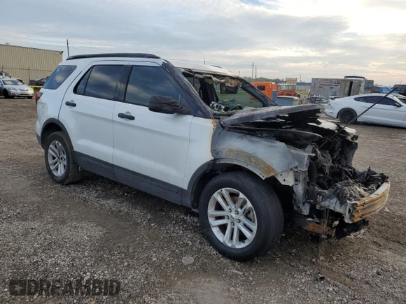 2017 Ford Explorer with VIN 1FM5K7BH8HGD98505, listed as a Copart auction lot 69873874 with Not Provided miles and Non Repairable. Bid and sale history available at DreamBid. Image 4.
