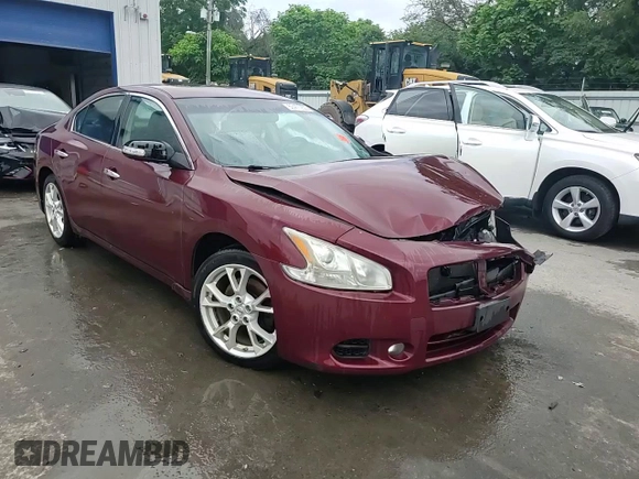 2013 Nissan Maxima SV with VIN 1N4AA5AP5DC820448, listed as a Copart auction lot 60411935 with 145,068 mi miles and Salvage title. Bid and sale history available at DreamBid. Image 13.