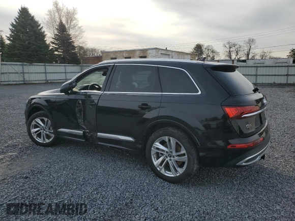 2022 Audi Q7 Premium Plus with VIN WA1LXBF7XND013311, listed as a Copart auction lot 49759825 with 25,314 mi miles and Salvage title. Bid and sale history available at DreamBid. Image 2.