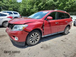 2016 Nissan Pathfinder Platinum with VIN 5N1AR2MN0GC631721, listed as a Copart auction lot 62662545 with 112,522 mi miles and Salvage title. Bid and sale history available at DreamBid. Image 1.