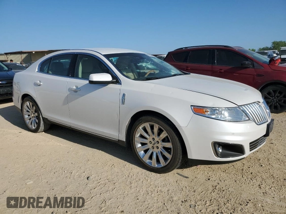 2012 Lincoln MKS with VIN 1LNHL9DR1CG806329, listed as a Copart auction lot 52293485 with 115,762 mi miles and Salvage Title. Bid and sale history available at carsss.com. Image 4.