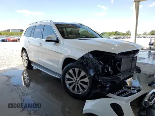 2019 Mercedes-Benz GLS 450 with VIN 4JGDF6EE3KB223904, listed as a Copart auction lot 50799334 with 26,338 mi miles and Salvage Title. Bid and sale history available at DreamBid. Image 4.