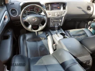 2017 Nissan Pathfinder SL z VIN 5N1DR2MN3HC671550, wystawiony jako Copart lot #54859155 z przebiegiem 116 132 mil mil oraz Szkoda całkowita • Salvage title. Historia ofert i sprzedaży dostępna na DreamBid. Obrazek 8.