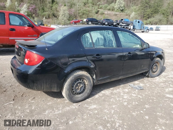 2007 Chevrolet Cobalt LT with VIN 1G1AL55F877170011, listed as a Copart auction lot 51501295 with Not Provided miles and Salvage Title. Bid and sale history available at DreamBid. Image 3.