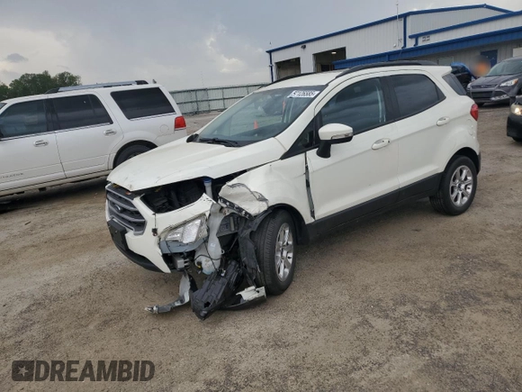 2021 Ford EcoSport SE with VIN MAJ3S2GE5MC405141, listed as a Copart auction lot 57126585 with 39,874 mi miles and Salvage title. Bid and sale history available at DreamBid. Image 1.