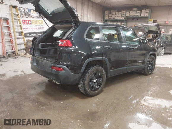 2016 Jeep Cherokee Sport with VIN 1C4PJMAS9GW268040, listed as a IAAI auction lot 41241844 with 102,211 mi miles and . Bid and sale history available at DreamBid. Image 4.