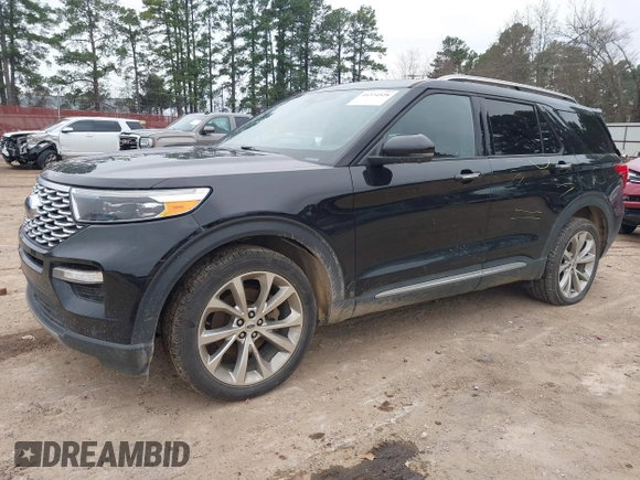 2022 Ford Explorer Platinum with VIN 1FM5K8HC5NGA35754, listed as a IAAI auction lot 41334528 with 65,772 mi miles. Bid and sale history available at carsss.com. Image 17.