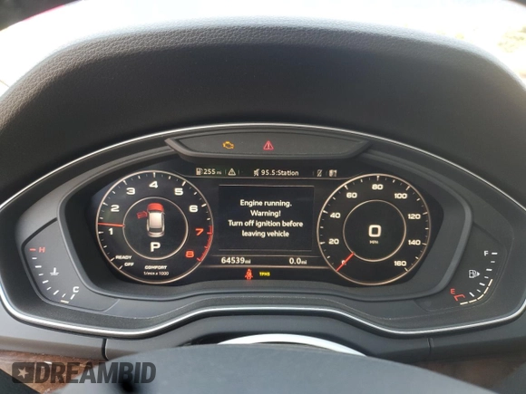 2018 Audi Q5 Premium Plus with VIN WA1BNAFY2J2021039, listed as a Copart auction lot 59170795 with 64,539 mi miles and Salvage title. Bid and sale history available at DreamBid. Image 9.