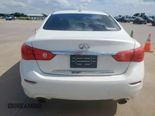 2017 Infiniti Q50 Signature Edition z VIN JN1EV7AR5HM839484, wystawiony jako Copart lot #58743825 z przebiegiem 67 014 mil mil oraz Szkoda całkowita • Salvage title. Historia ofert i sprzedaży dostępna na DreamBid. Obrazek 6.