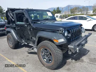 2021 Jeep Wrangler 80th Anniversary with VIN 1C4GJXAN0MW536349, listed as a IAAI auction lot 41672765 with 75,924 mi miles and . Bid and sale history available at DreamBid. Image 1.