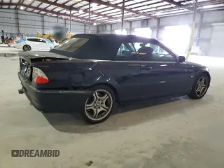 2003 BMW 3 Series 330Ci with VIN WBABS53423JU98101, listed as a Copart auction lot 85335144 with 106,581 mi miles and Salvage Title. Bid and sale history available at carsss.com. Image 3.