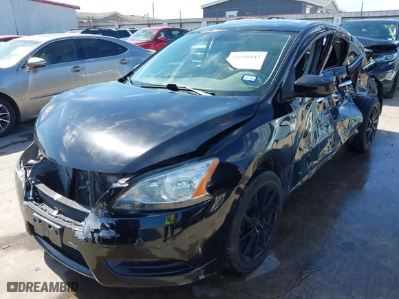 2014 Nissan Sentra SV with VIN 3N1AB7AP3EY216041, listed as a IAAI auction lot 41646043 with 132,008 mi miles. Bid and sale history available at carsss.com. Image 6.