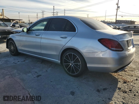 2021 Mercedes-Benz C 300 with VIN W1KWF8DB9MR605631, listed as a Copart auction lot 42355085 with Not Provided miles and Salvage Title. Bid and sale history available at carsss.com. Image 2.