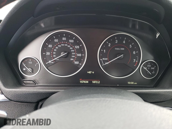 2017 BMW 3 Series 330e iPerformance with VIN WBA8E1C33HA029236, listed as a Copart auction lot 45122765 with 157,634 mi miles and Clean Title. Bid and sale history available at carsss.com. Image 9.