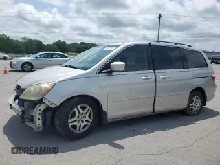 2005 Honda Odyssey EX with VIN 5FNRL38475B077688, listed as a Copart auction lot 60721315 with 278,308 mi miles and Salvage title. Bid and sale history available at DreamBid. Image 1.