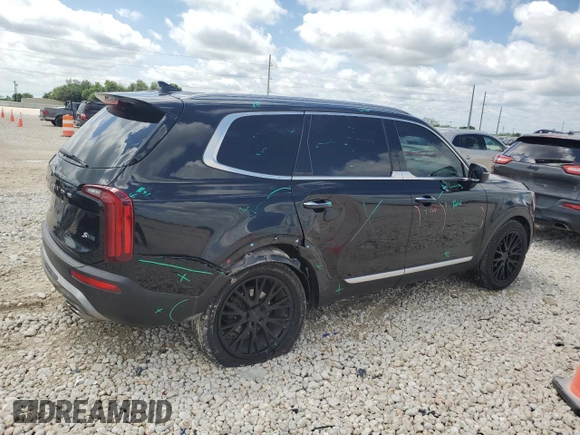 2020 Kia Telluride S with VIN 5XYP64HC7LG058253, listed as a Copart auction lot 54229805 with 143,679 mi miles and Salvage title. Bid and sale history available at DreamBid. Image 3.