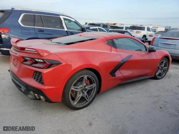 2023 Chevrolet Corvette 3LT with VIN 1G1YC2D43P5114325, listed as a Copart auction lot 75235854 with 0 mi miles and Non Repairable. Bid and sale history available at carsss.com. Image 3.