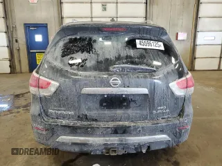 2015 Nissan Pathfinder SV with VIN 5N1AR2MMXFC681953, listed as a Copart auction lot 45596125 with 107,685 mi miles and Salvage title. Bid and sale history available at DreamBid. Image 6.