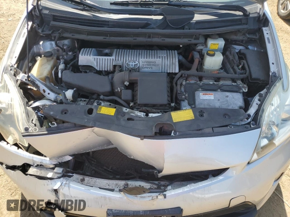 2012 Toyota Prius One z VIN JTDKN3DU9C1511990, wystawiony jako Copart lot #55451545 z przebiegiem 239 962 mil mil oraz Szkoda całkowita • Salvage title. Historia ofert i sprzedaży dostępna na DreamBid. Obrazek 12.