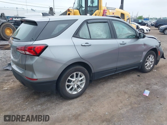 2023 Chevrolet Equinox LS with VIN 3GNAXHEG3PL160544, listed as a IAAI auction lot 42459256 with 9,349 mi miles and . Bid and sale history available at DreamBid. Image 4.