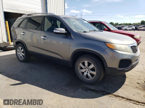 2011 Kia Sorento LX with VIN 5XYKTDA28BG169624, listed as a Copart auction lot 58858964 with 147,478 mi miles and Salvage Title. Bid and sale history available at carsss.com. Image 4.
