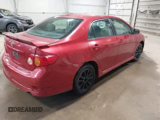 2009 Toyota Corolla with VIN 2T1BU40E29C174283, listed as a IAAI auction lot 41885358 with 194,095 mi miles. Bid and sale history available at carsss.com. Image 4.