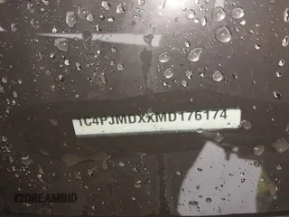 2021 Jeep Cherokee Limited z VIN 1C4PJMDXXMD176174, wystawiony jako IAAI lot #41079125 z przebiegiem Nie podano mil oraz . Historia ofert i sprzedaży dostępna na DreamBid. Obrazek 9.