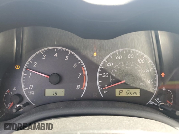 2013 Toyota Corolla L with VIN 2T1BU4EE7DC969296, listed as a Copart auction lot 55297805 with 126,351 mi miles and Salvage Title. Bid and sale history available at DreamBid. Image 9.