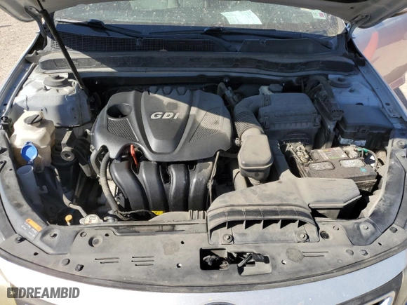 2014 Kia Optima LX with VIN KNAGM4A7XE5489570, listed as a Copart auction lot 52388275 with 0 mi miles and Salvage Title. Bid and sale history available at carsss.com. Image 11.