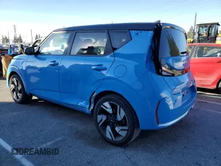 2024 Kia Soul GT-Line with VIN KNDJ53AU0R7218386, listed as a Copart auction lot 88999885 with 6,350 mi miles and Salvage Title. Bid and sale history available at carsss.com. Image 2.