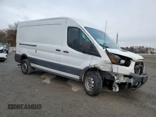 2020 Ford Transit Cargo with VIN 1FTBR1C86LKB23915, listed as a Copart auction lot 80862784 with 81,919 mi miles and Salvage Title. Bid and sale history available at DreamBid. Image 4.