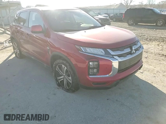 2022 Mitsubishi Outlander Sport ES with VIN JA4ARUAU3NU002919, listed as a Copart auction lot 45635415 with 34,257 mi miles and Salvage Title. Bid and sale history available at carsss.com. Image 12.