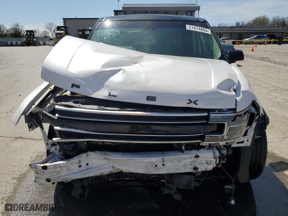 2019 Ford Flex Limited EcoBoost with VIN 2FMHK6DT3KBA16677, listed as a Copart auction lot 51474865 with 55,866 mi miles and Salvage Title. Bid and sale history available at carsss.com. Image 5.