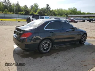 2021 Mercedes-Benz C 300 with VIN W1KWF8EB3MR643449, listed as a Copart auction lot 53101365 with 38,631 mi miles and Salvage title. Bid and sale history available at DreamBid. Image 3.