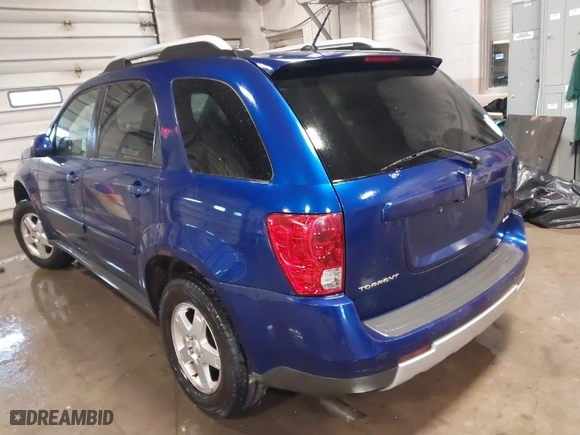 2007 Pontiac Torrent with VIN 2CKDL73F276054024, listed as a IAAI auction lot 41357236 with 172718 miles. Bid and sale history available at carsss.com. Image 3.
