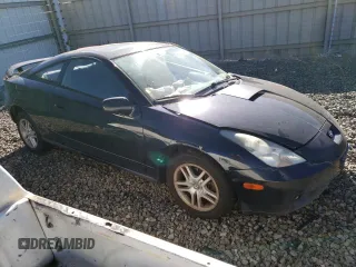 2001 Toyota Celica GT with VIN JTDDR32T910089293, listed as a Copart auction lot 89333795 with 187,592 mi miles and Salvage Title. Bid and sale history available at carsss.com. Image 4.