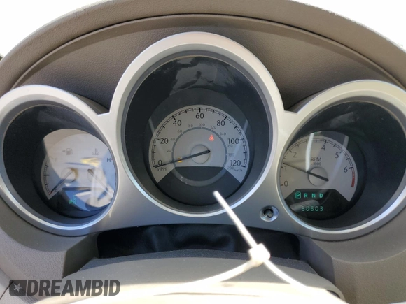 2008 Chrysler Sebring Limited with VIN 1C3LC65M58N692617, listed as a Copart auction lot 65540345 with 30,603 mi miles and Salvage title. Bid and sale history available at DreamBid. Image 9.