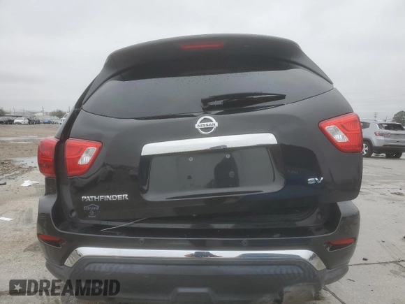 2018 Nissan Pathfinder SV with VIN 5N1DR2MN6JC636152, listed as a Copart auction lot 45975665 with 0 mi miles and Salvage Title. Bid and sale history available at carsss.com. Image 6.