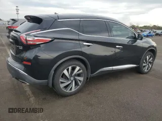 2015 Nissan Murano Platinum with VIN 5N1AZ2MH8FN269554, listed as a Copart auction lot 52176505 with 179,434 mi miles and Clean Title. Bid and sale history available at DreamBid. Image 3.