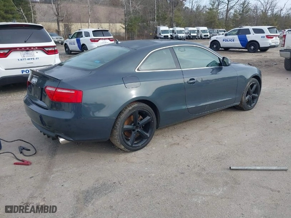 2009 Audi A5 with VIN WAUDK78T19A034813, listed as a IAAI auction lot 41786626 with 136,791 mi miles. Bid and sale history available at carsss.com. Image 4.